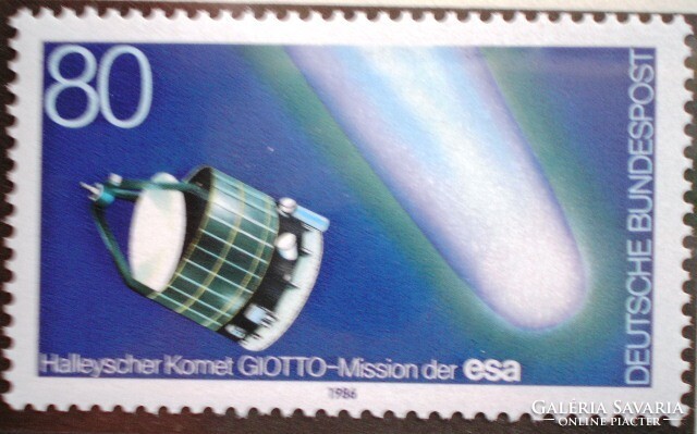 N1273 / Germany 1986 halley-comet stamp postal clear