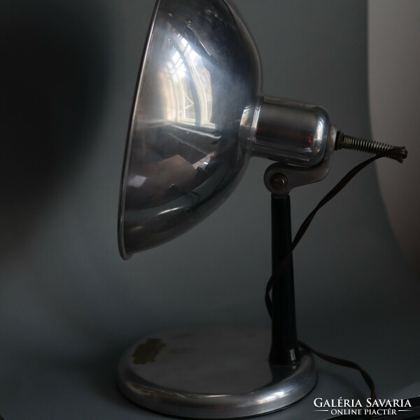 Mid century industrial style infrared table lamp