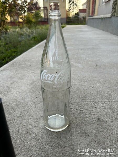 Retro 1 literes Coca Cola üveg  palack üveg nosztalgia  darab
