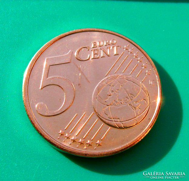 Hollandia – 5 Euro cent – 2023 – Vilmos-Sándor király