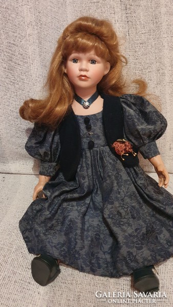 Porcelain doll - with sfc mark and numbering