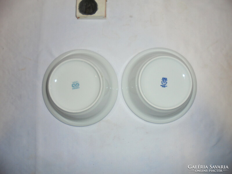 Two lowland porcelain compote bowls - together