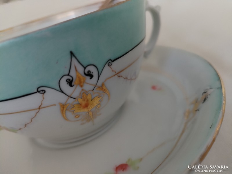 Porcelain teacup - Art Nouveau style
