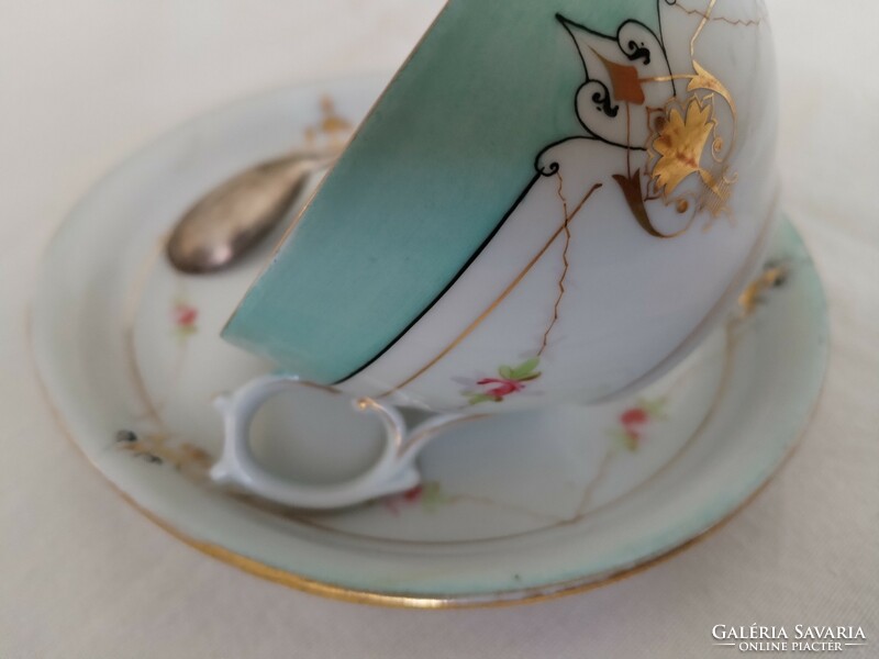 Porcelán teás - szecessziós jelleggel