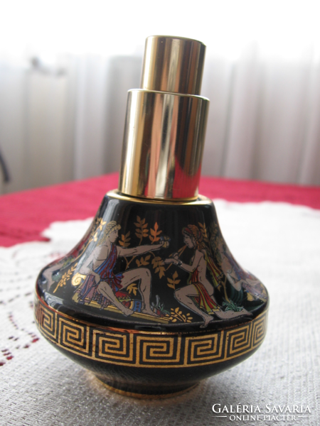 Régi görög parfüm szóró  9 cm magas