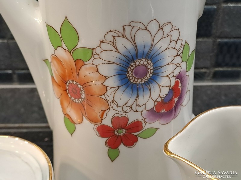 Alföldi porcelán kávés készlet és leveses tál
