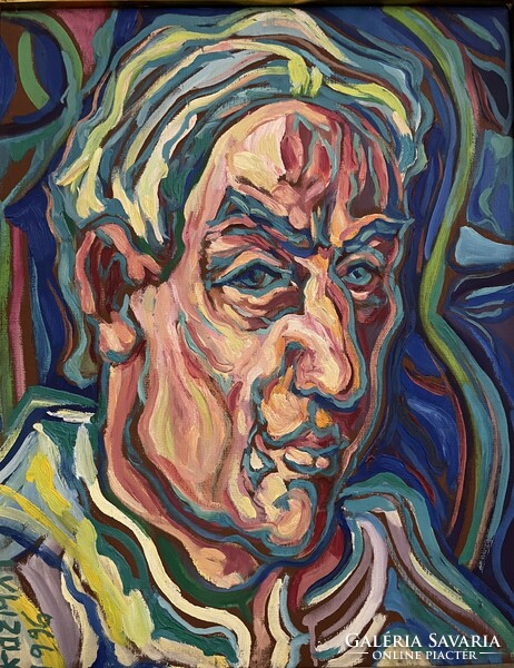 István Kozma (1937-2020) - portrait of Sándor Ziffer