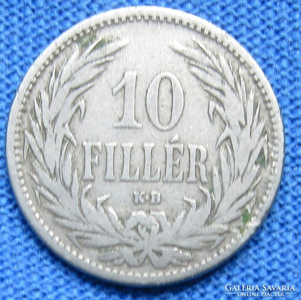 10 Filér 1892 approx