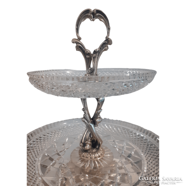 Pair of silver cookie trays m01548