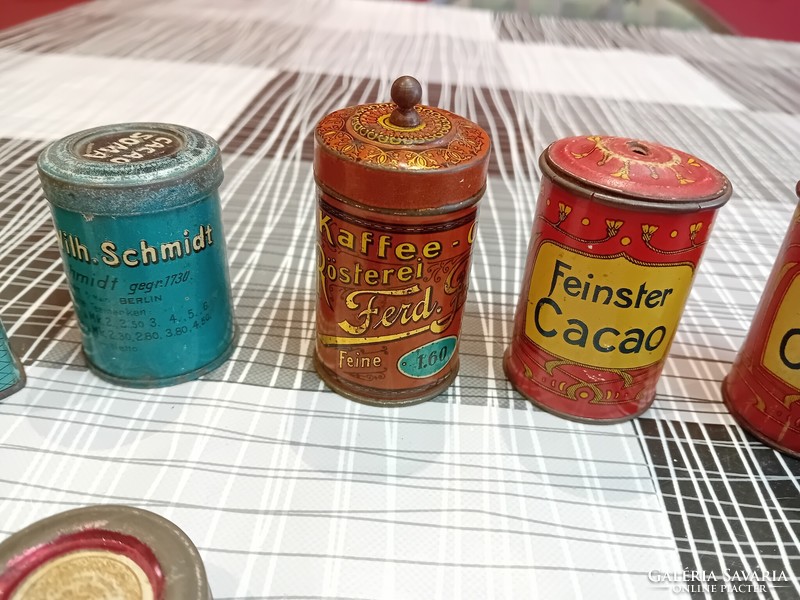 Old tin box collection