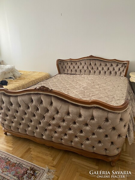 Agy double 165x220, with a beautiful blanket and a comfortable mattress