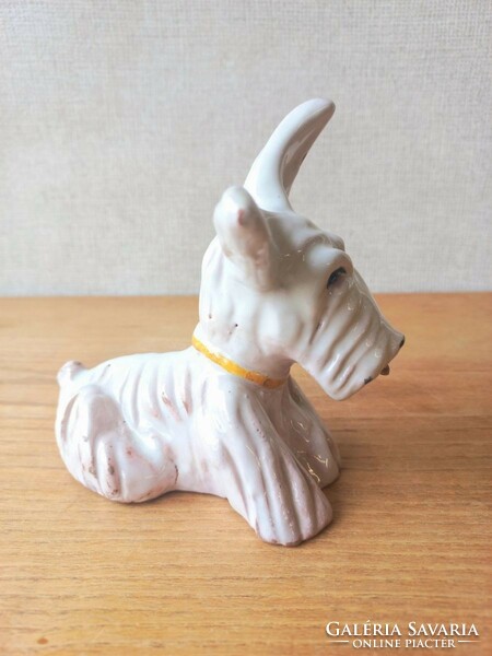 Antique Hungarian ceramic dog. Galasko