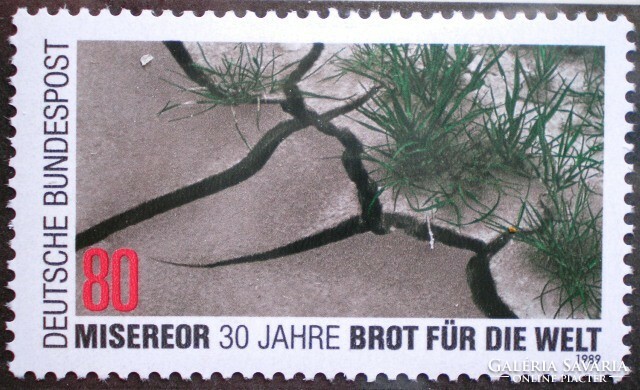 N1404 / Németország 1989 Az „Etesd a világot” egyházi misszió bélyeg postatiszta