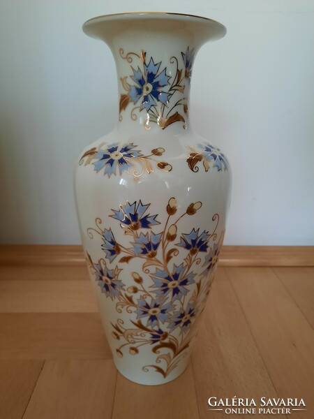 Zsolnay cornflower vase 27 cm