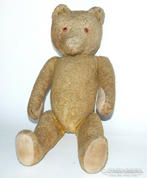 Old antique old humped teddy bear, bear, teddy bear toy figure
