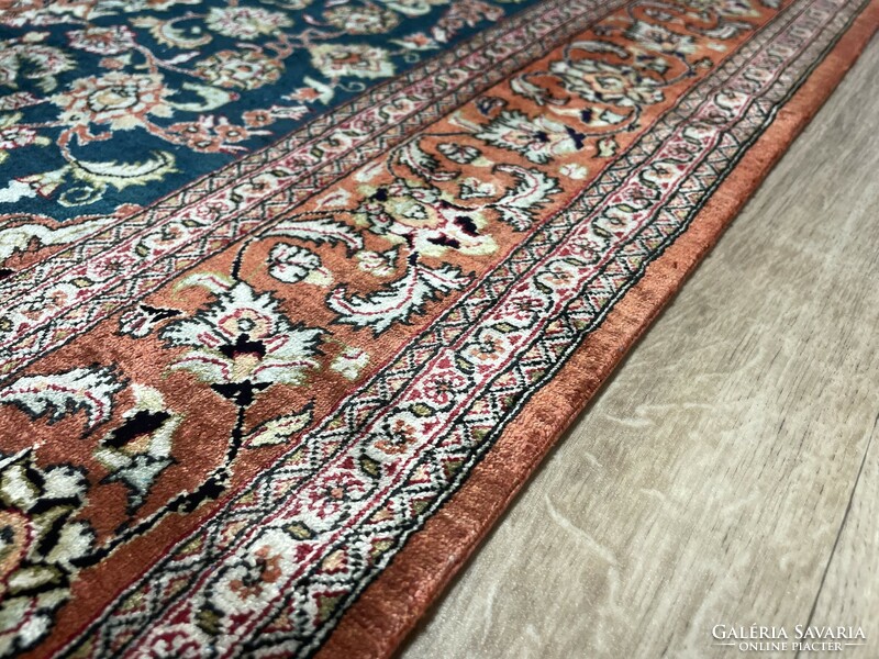 Ghom (qum) - Iranian knotted silk Persian carpet, 79 x 124 cm