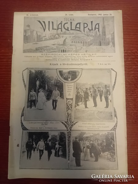 Tolnai Világlapja hetilap 26. szám 1906.