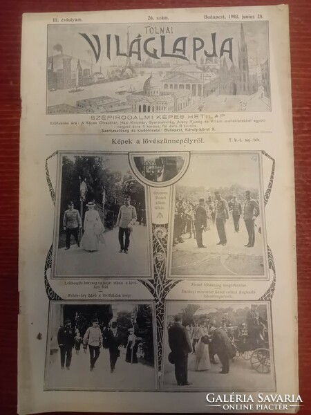 Tolnai world newspaper weekly 26. Number 1906.