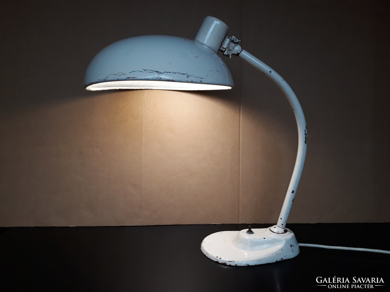 Elekthermax Bauhaus stílusú asztali lámpa az '50-es évekből