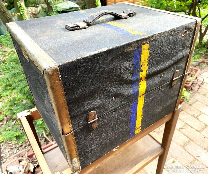 Josef Winkler & Söhne Koffer Wien – utazó bőrönd, régi, antik vintage -Ritka darab