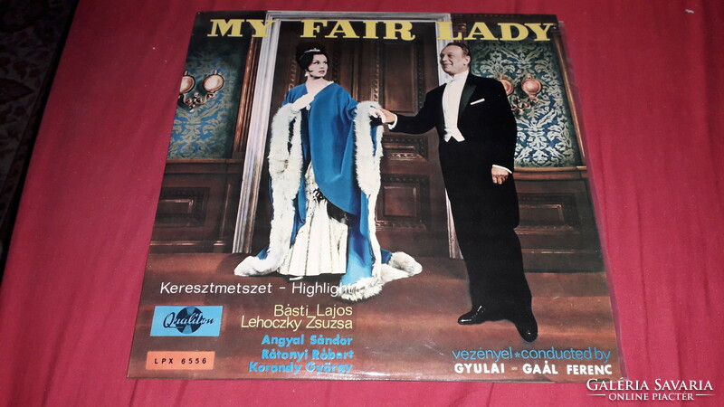 Old vinyl LP: my fair lady musical details in good condition according to pictures