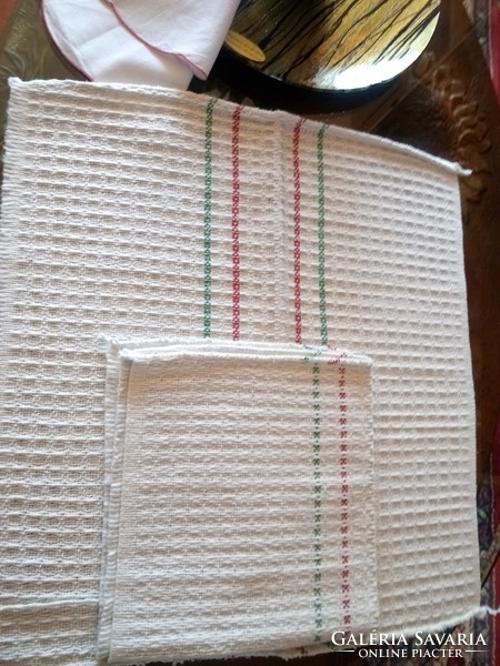 3 db konyhai textil,egy vaszon,ketto kevertszalas XX