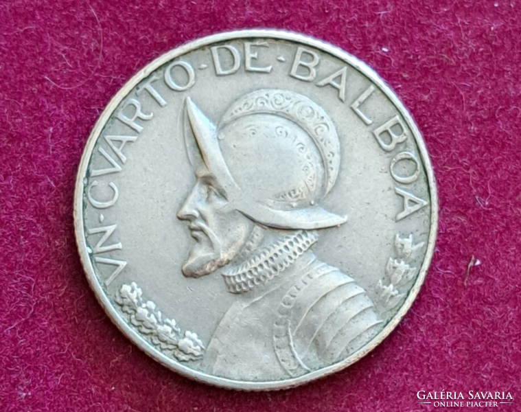 1970.  Panama ezüst ¼ Balboa  (1603)