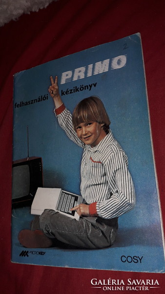 1986.Retro Hungarian primo computer original operating instructions according to the pictures