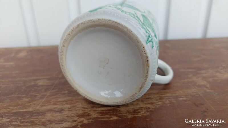 Zsolnay porcelain bird mug