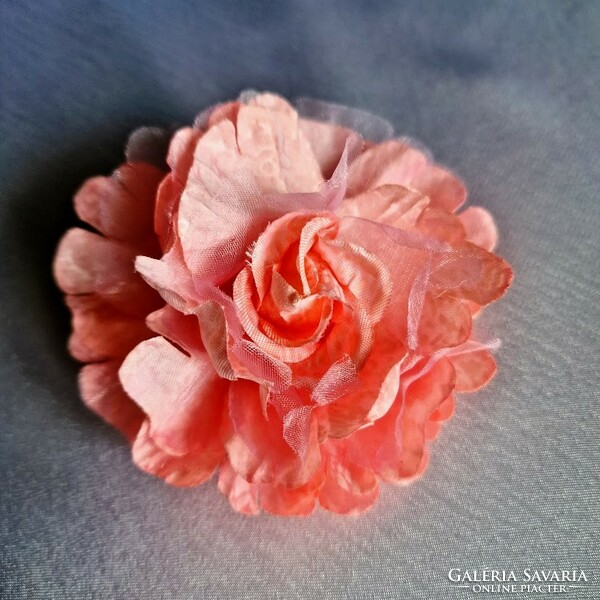 Wedding bcs08 - brooch, brooch, hair clip - approx. 9cm pink flower