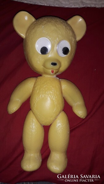Retro dms teddy bear with moving eyes and moving hands and feet dms teddy bear plastic 35 cm beautiful condition according to pictures