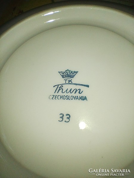 Thun porcelain tea cup and plate