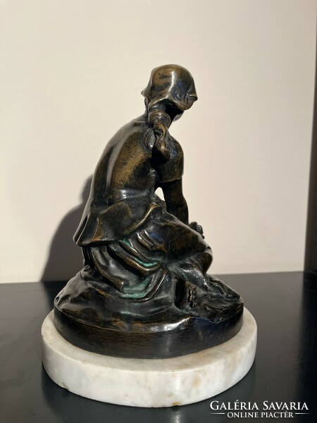 Joan de Ark Bronz szobor - Henri Chapu