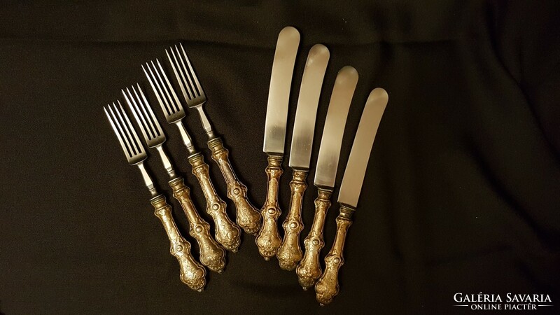 Art Nouveau cutlery set 8 pcs