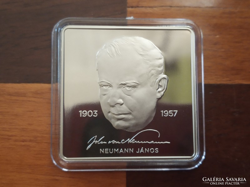 János Neumann born 120 years ago 3000 ft non-ferrous metal coin 2023