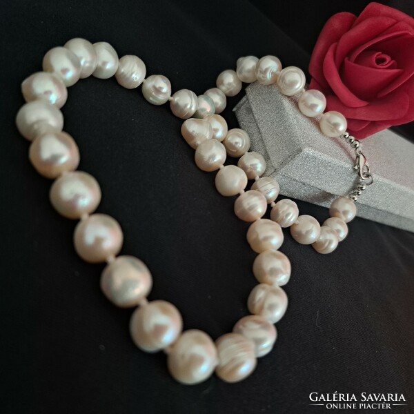 Cultured pearl necklace 1 cm