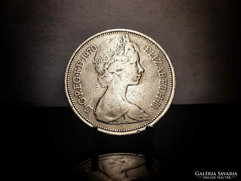 Egyesült Királyság 10 Új penny, 1970
