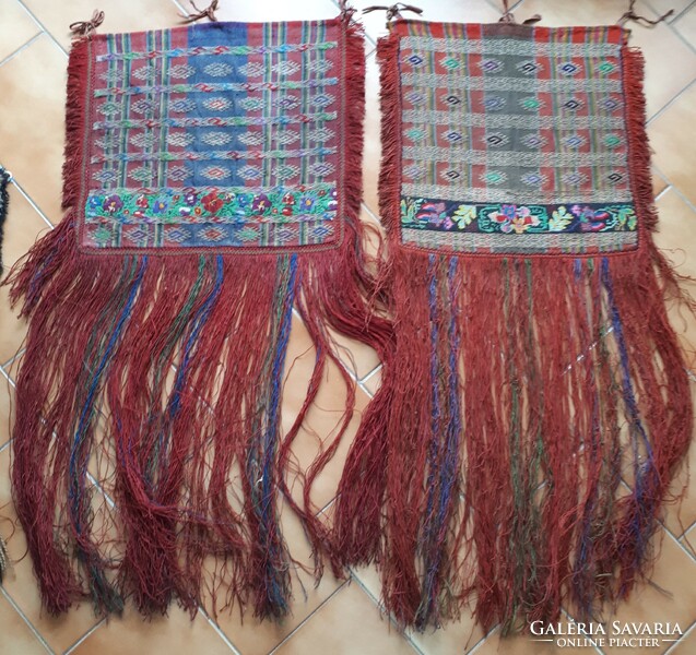2 pcs hand-knotted, kilim tapestries