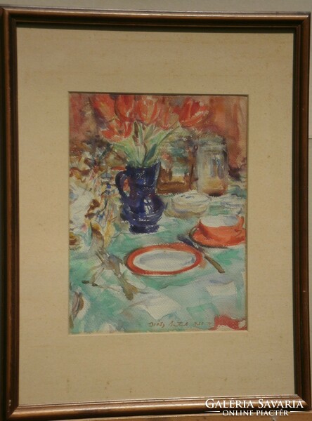 Diósy Antal (1895-1977) : Asztali csendélet