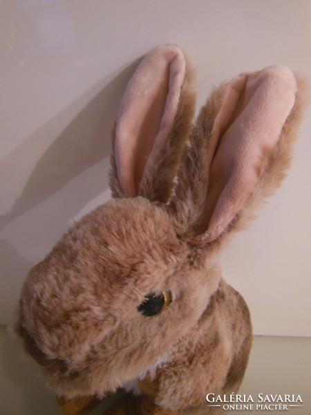Rabbit - 34 x 17 cm - lifelike eyes - very soft - German - flawless