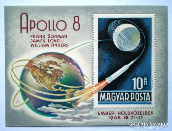 B68 / 1969 Apollo-8 blokk postatiszta