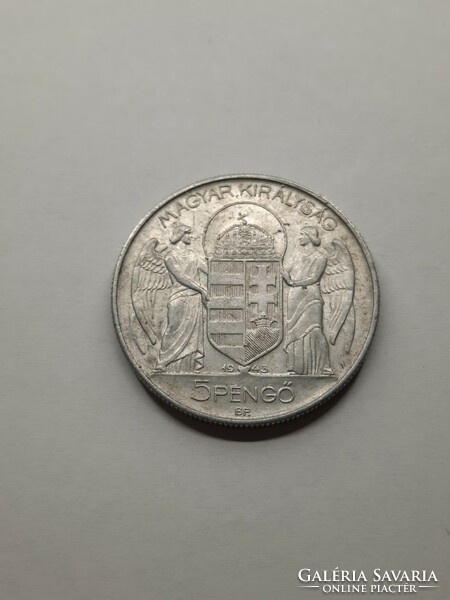Horthy 5 pence 1943 (alu)