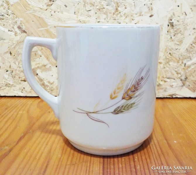 Drasche mug with wheat pattern