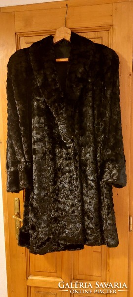 A wonderful black mink coat