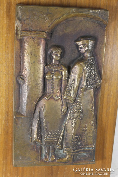Nagy István János képcsarnokos bronz relief 761