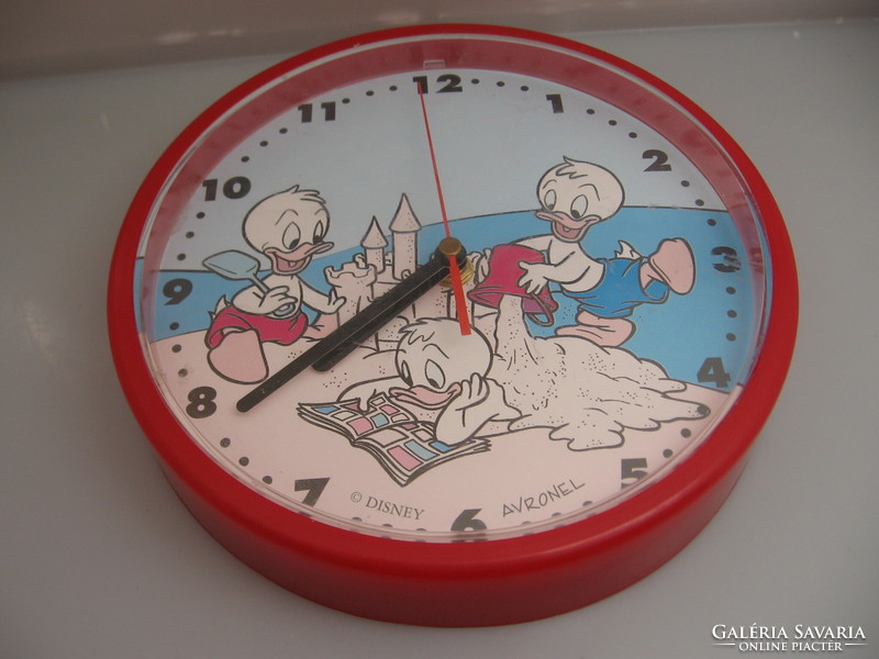 Retro Disney Avronel Japanese, duck tales wall children's clock