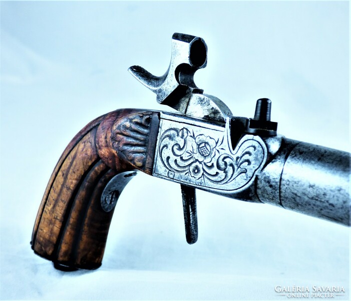Beautiful, antique, front-loading pistol, Belgium, ca. 1820!!!