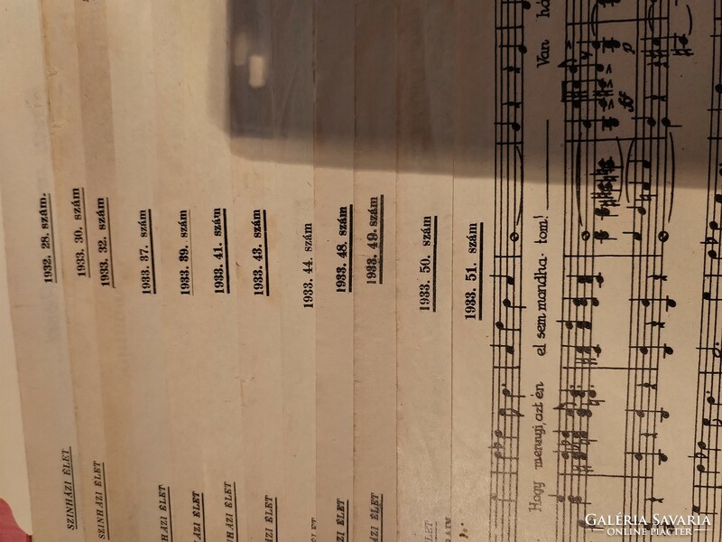 Old sheet music 1932-1933
