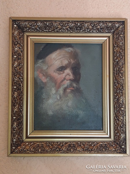 Daday Gerő ( 1890-1979) - Bölcs rabbi - olajfestmény