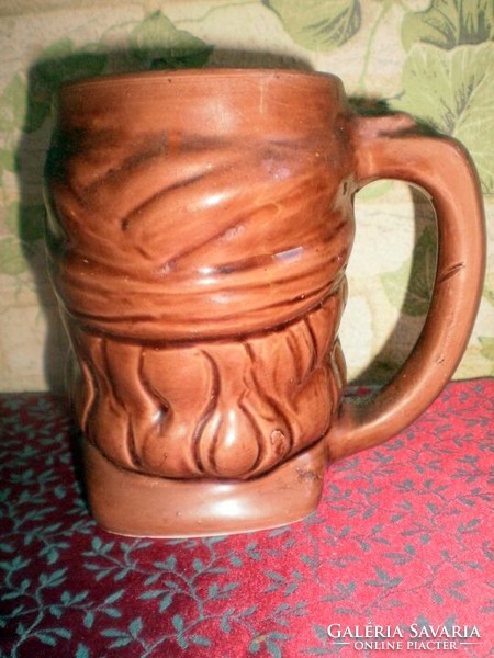 Figural, ceramic beer mug 05.